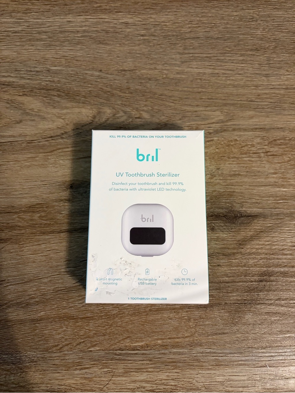 bril UV Toothbrush Sterilizer - White